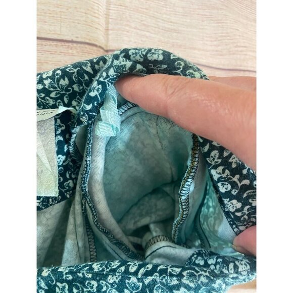 Vintage Ms Conduct California Women's Green Floral Short Sleeve Jersey Dress - 6 - Picture 11 of 14